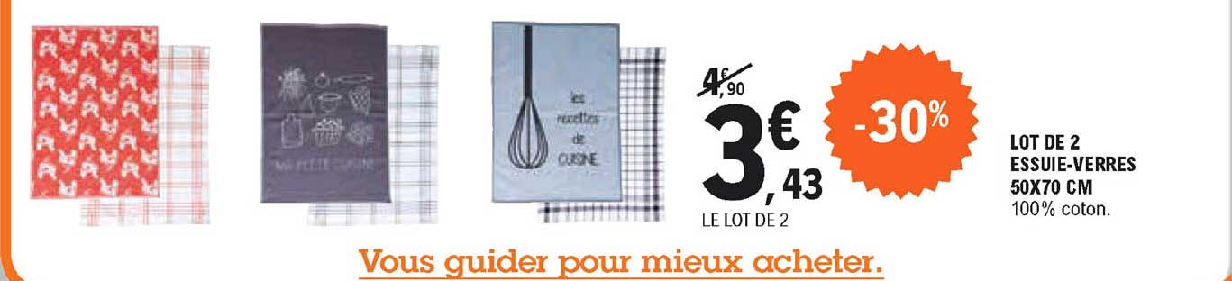 lot de 2 essuie-verres