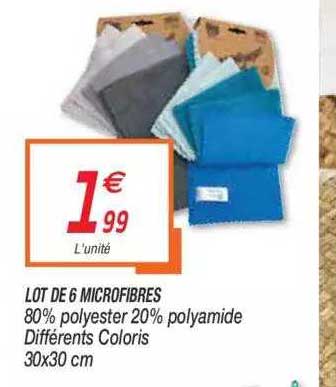 Lot De 6 Microfibres