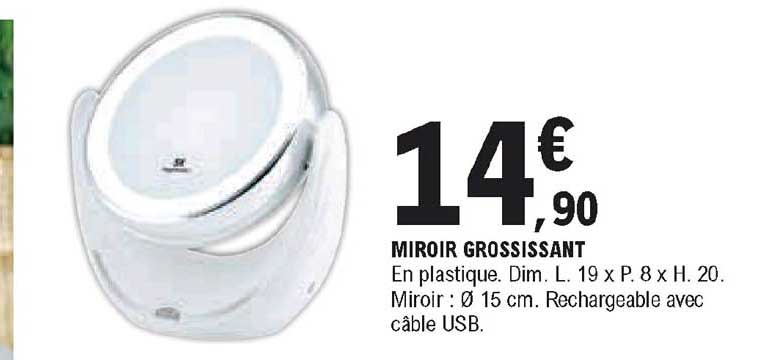 miroir grossissant