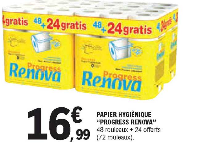 Papier Hygiènique "progress Renova"