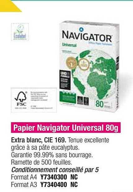 papier navigator universal 80g