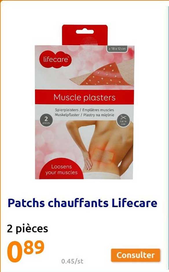 patchs chauffants lifecare