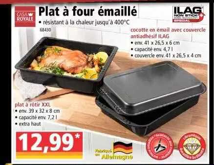 Plat à Four émaillé Casa Royale