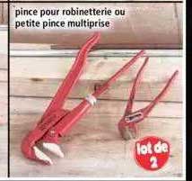 Pince Pour Robinetterie Ou Petite Pince Multiprise