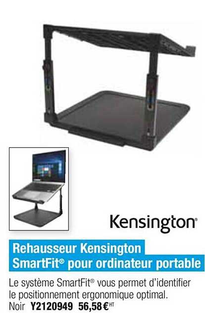 rehausseur kensington smartFit pour ordinateur portable kensington
