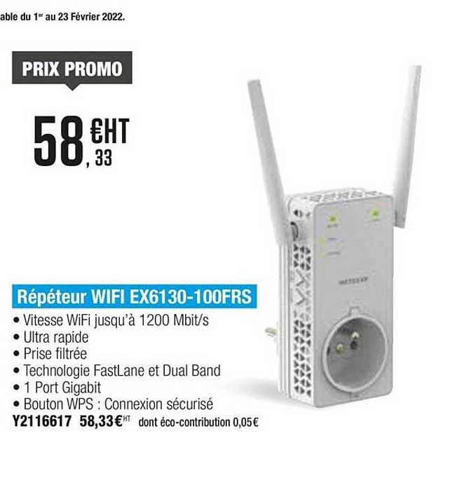 répéteur wif ex6130-100frs