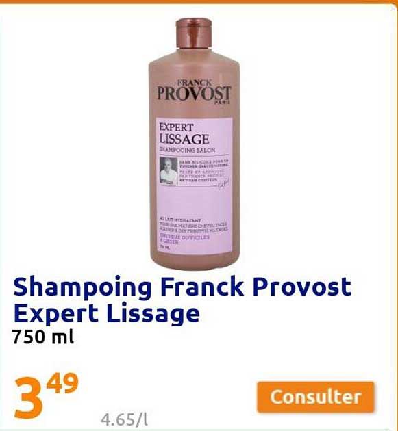 shampoing frank provost expert lissage