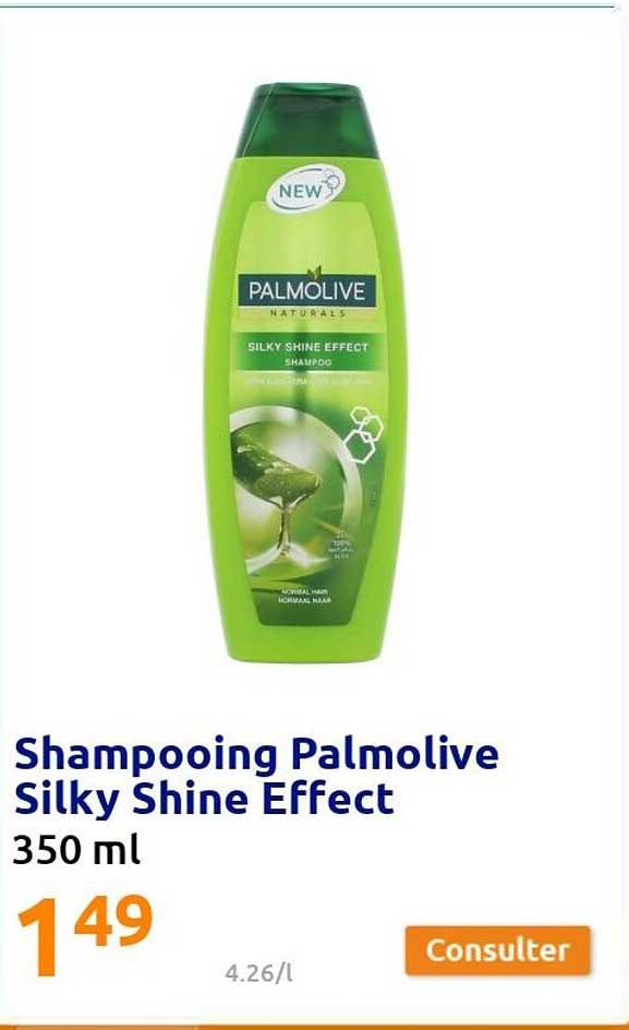 shampooing palmolive silky shine effect