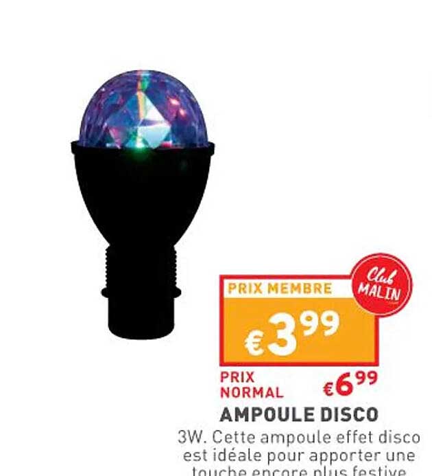 ampoule disco