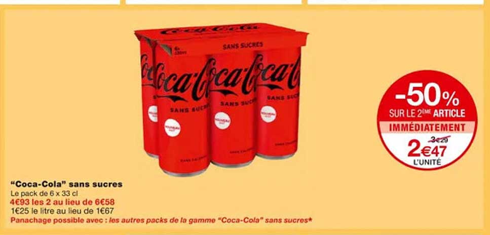 "coca-Cola" sans sucres