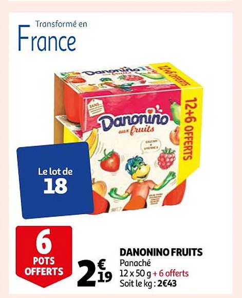 danonino fruits