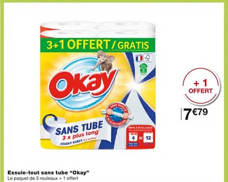 Essuie-tout Sans Tube "okay"