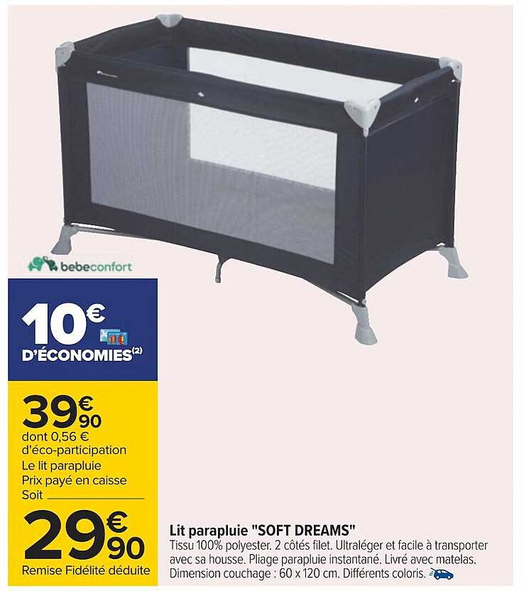 lip parapluie "soft dreams" bébé confort