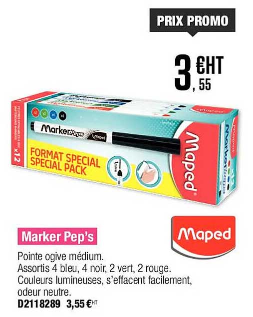 marker pep's maped