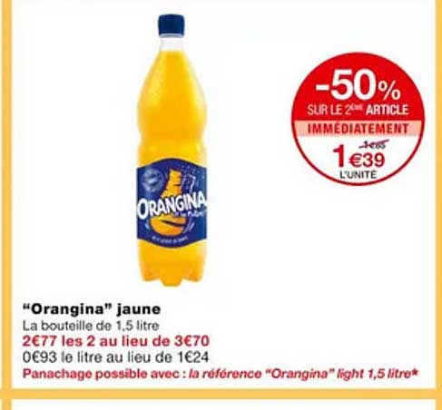 "orangina" Jaune