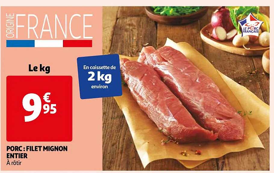 Porc : Filet Mignon Entier
