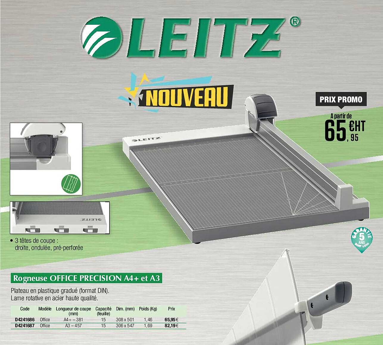 rogneuse office precision a4+ et a3