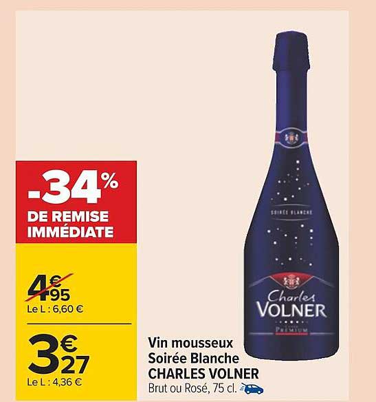 vin mousseux soirée blanche charles volner