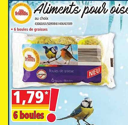 aliments pour oiseaux little friends
