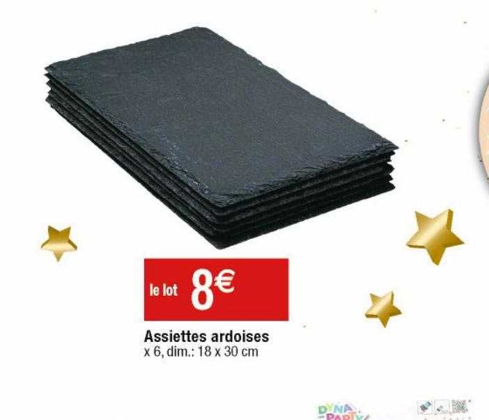 assiettes ardoises