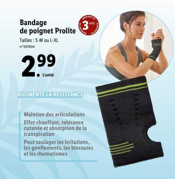 Bandage De Poignet Prolite
