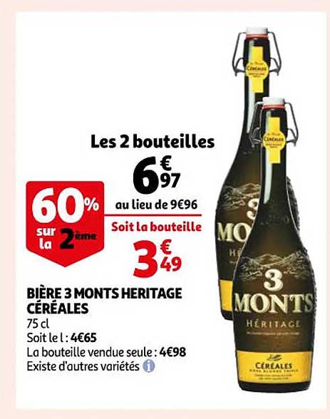 bière 3 monts héritage céréales