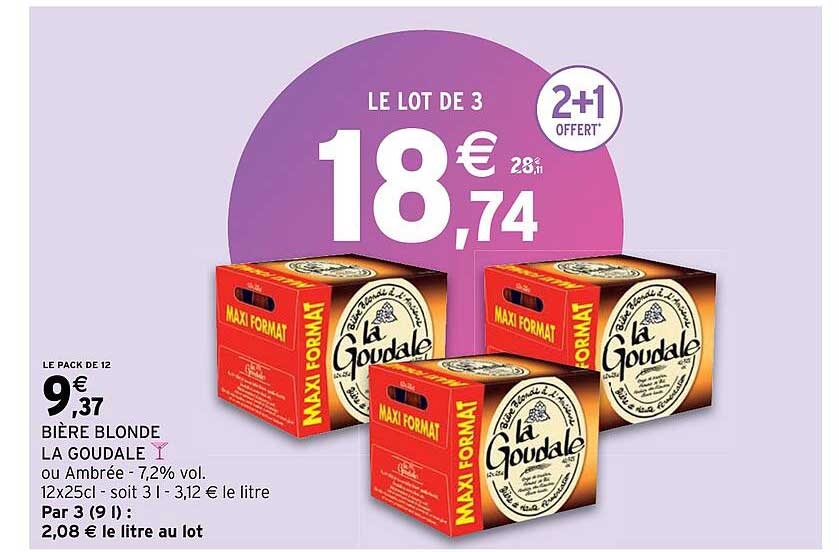 Bière Blonde La Goudale