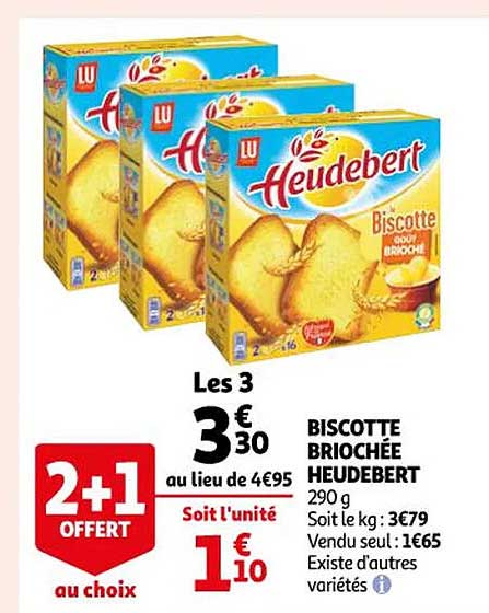 biscotte briochée heudebert