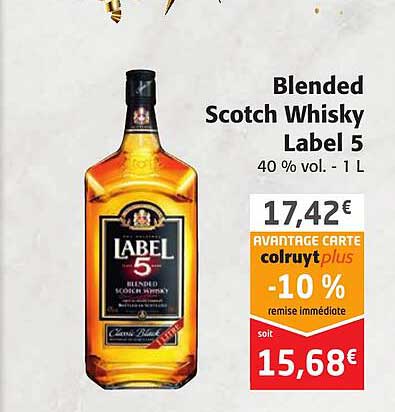 Blended Scotch Whisky Label 5