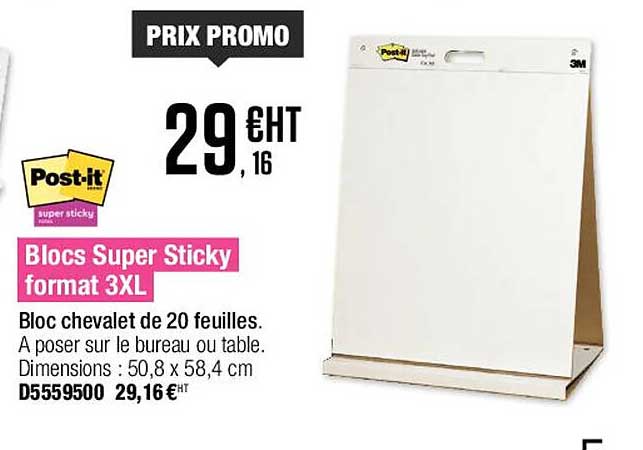 blocs super sticky format 3xl post-it