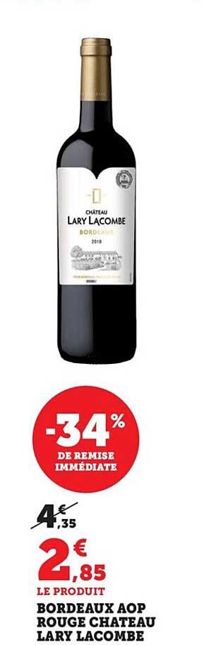 bordeaux aop rouge château lary lacombe