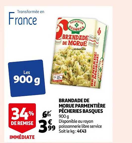 brandade de morue parmentière pêcheries basques