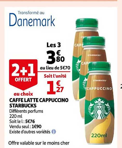 caffe latte cappuccino starbucks