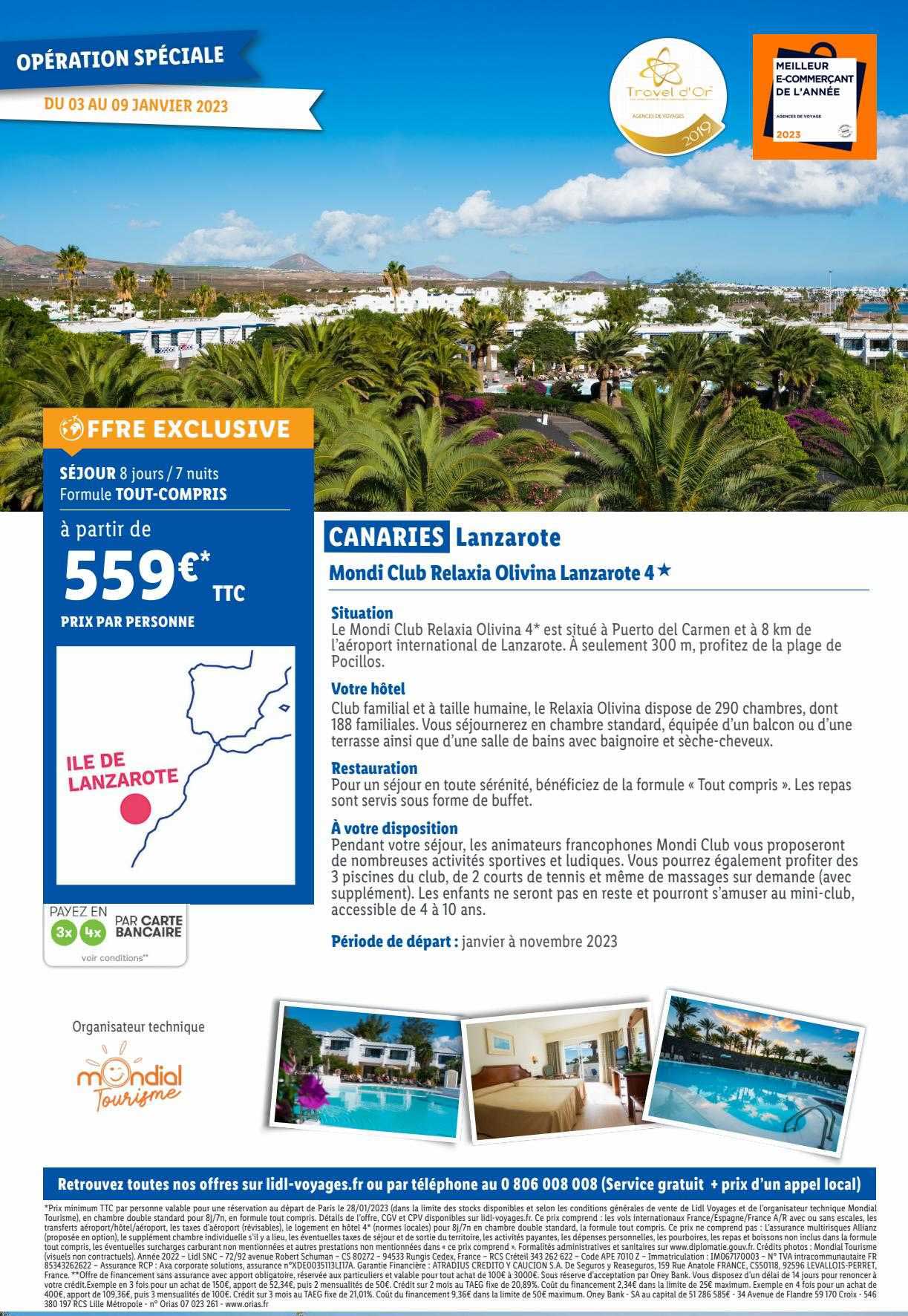 canaries : lanzarote