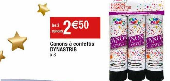 canons à confettis dynastrib