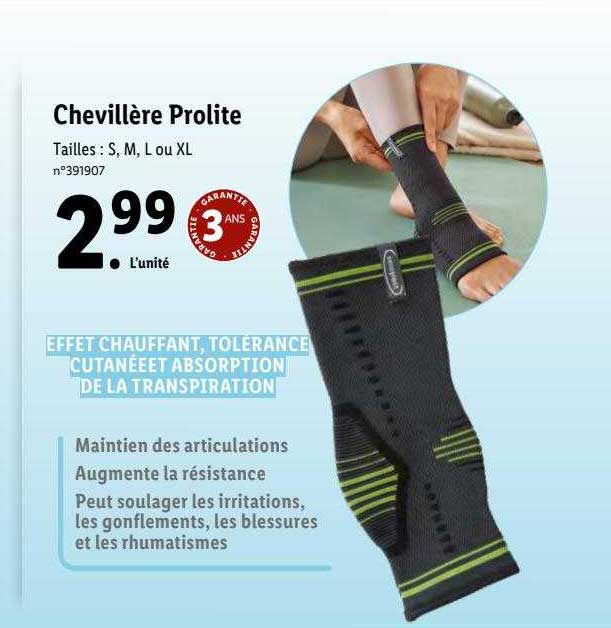 chevillère prolite