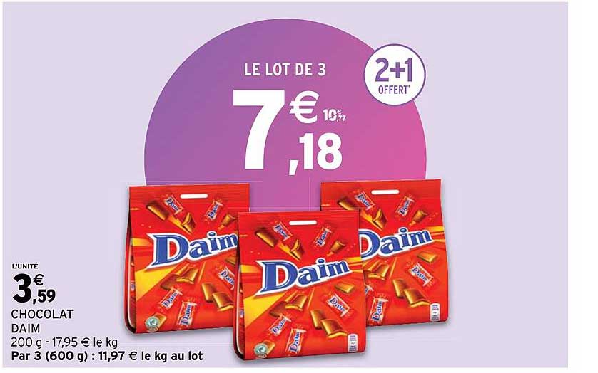 Chocolat Daim