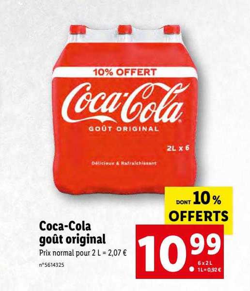 coca-cola goût original