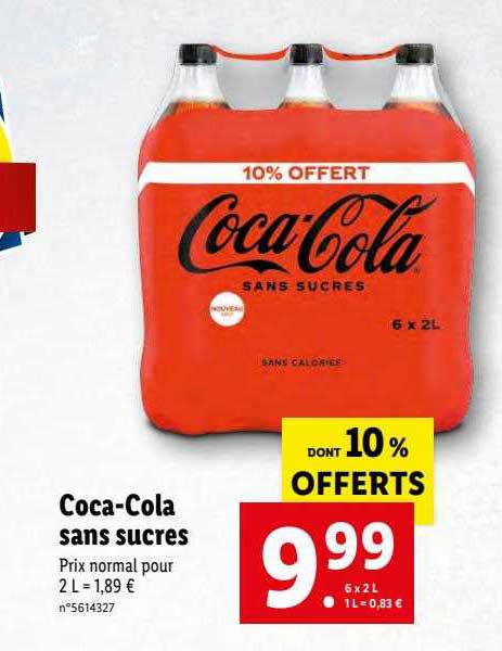 coca-cola sans sucres