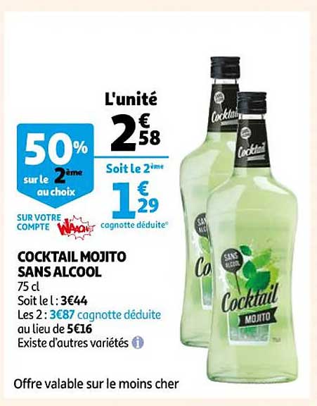 Cocktail Mojito Sans Alcool