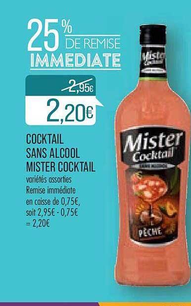 cocktail sans alcool mister cocktail