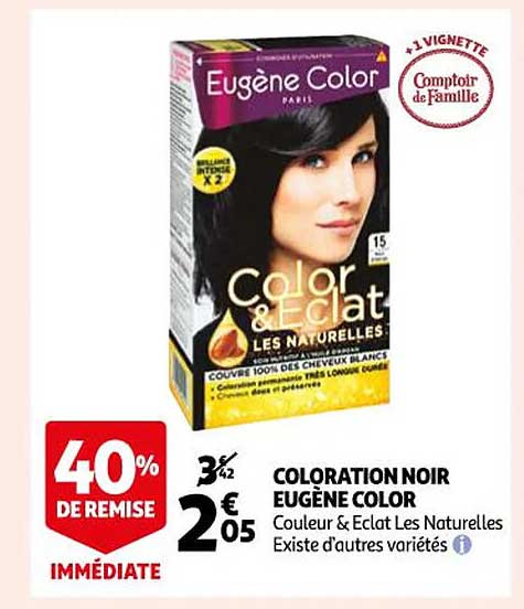Coloration Noir Eugène Color