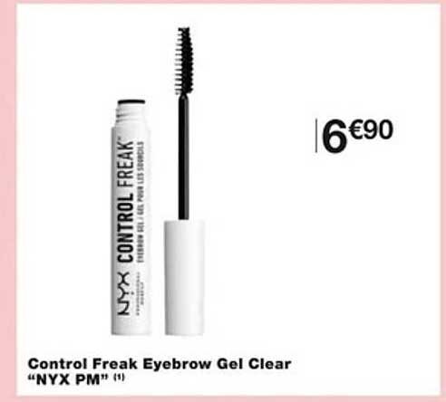 control freak eyebrow gel clear "nyx pm"