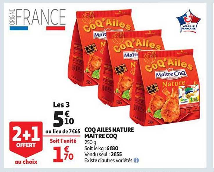 coq ailes nature maître coq