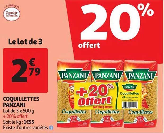 Coquillettes Panzani