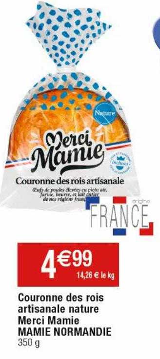 couronne des rois artisanale nature merci mamie mamie normandie