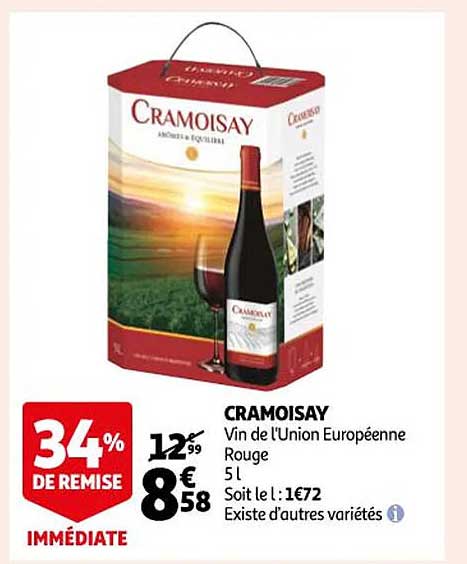 Cramoisay Vin De L'unio Européenne Rouge