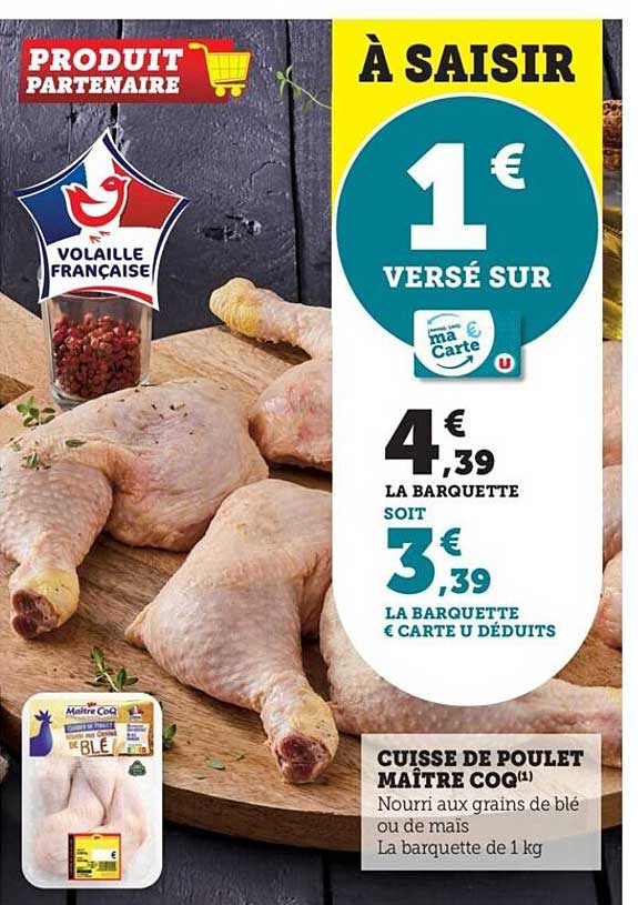 cuisse de poulet maître coq