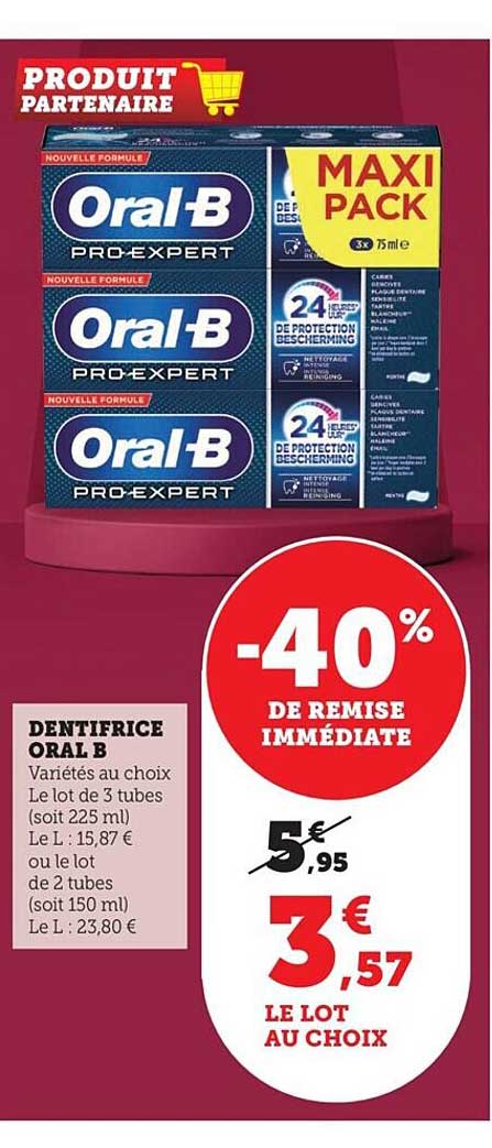 Dentifrice Oral B