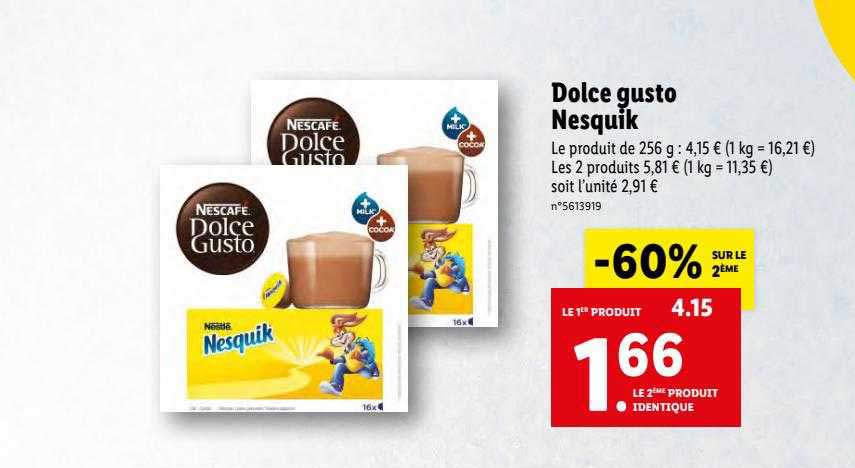 Dolce Gusto Nesquik Nescafé